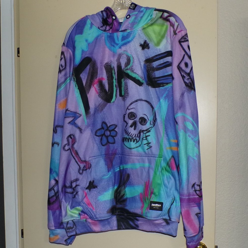 " Freshoods " Pure Pattern Multi-Colored Long Sle… - image 1